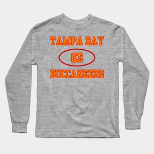 TAMPA BAY BUCCANEERS LEE ROY SELMON #63 Long Sleeve T-Shirt